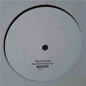 Boris Divider - Point Of No Return album