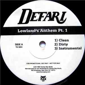 Defari - Lowland's Anthem Pt. 1 / Juggle One (For The DJ's) album