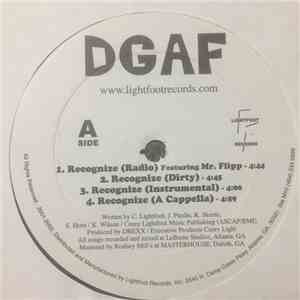 DGAF - Recognize/Bounce That Thang album