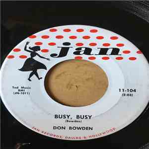 Don Bowden - Busy, Busy album