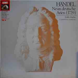 Händel - Edith Mathis, Consortium Musicum  - Neun Deutsche Arien album