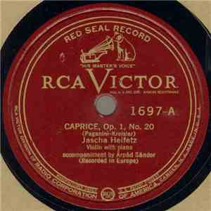 Jascha Heifetz - Caprice, Op. 1, No. 20 album