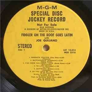 Joe Quijano - "Fiddler On The Roof" Goes Latin album