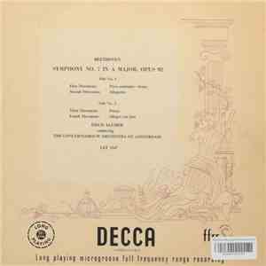 Ludwig van Beethoven, The Concertgebouw Orchestra Of Amsterdam, Erich Kleiber - Symphony No. 7In A Major, Op. 92 album