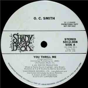 O. C. Smith - You Thrill Me album