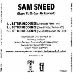 Sam Sneed - U Better Recognize album