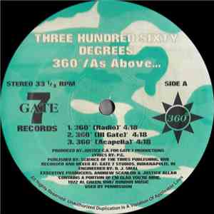 Three Hundred Sixty Degrees - 360° / As Above album
