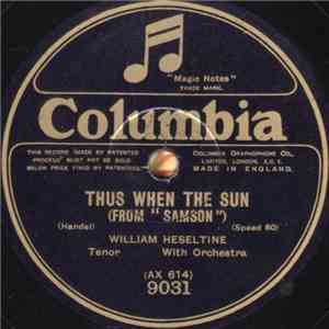 William Heseltine - Thus When The Sun / Eily Mavourneen album
