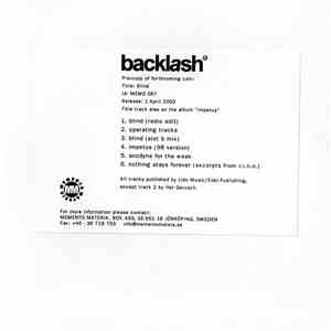 Backlash - Blind album