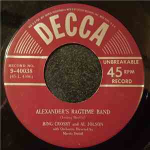 Bing Crosby and Al Jolson - Alexander's Ragtime Band album