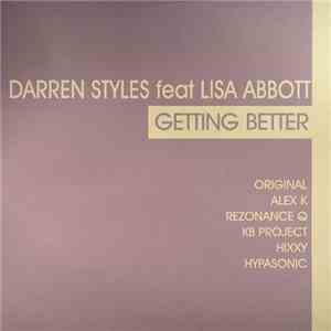 Darren Styles Feat Lisa Abbott - Getting Better album