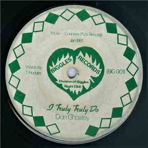 Don Ghostey - I Truly Truly Do album