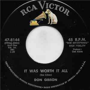 Don Gibson - It Was Worth It All / Head Over Heels In Love With You album