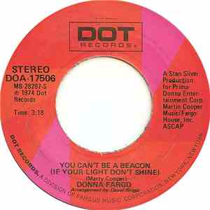 Donna Fargo - You Can't Be A Beacon (If Your Light Don't Shine) album