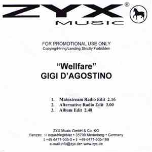 Gigi D'Agostino - Wellfare album