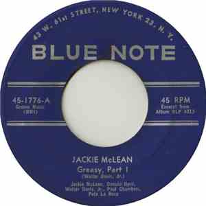 Jackie McLean - Greasy album