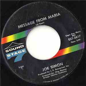 Joe Simon - Message From Maria / I Worry About You album