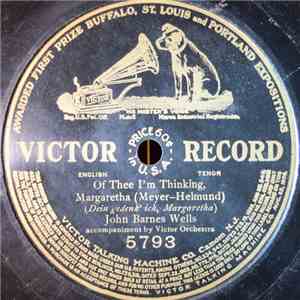 John Barnes Wells - Of Thee I'm Thinking, Margaretha album