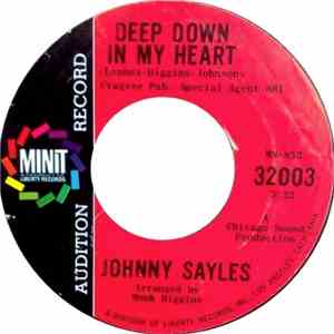 Johnny Sayles - Deep Down In My Heart / Anything For You album