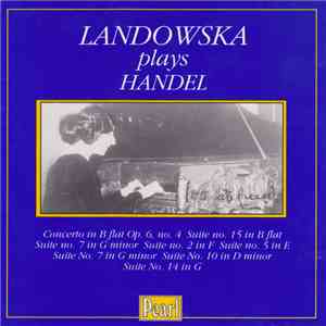 Landowska Plays Handel - Landowska Plays Handel album