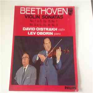 Ludwig van Beethoven, David Oistrach David Oistrakh Lev Oborin - Violin Sonatas No. 1 in D, Op. 12, No. 1 No. 8 in G, Op. 30, No. 3 album