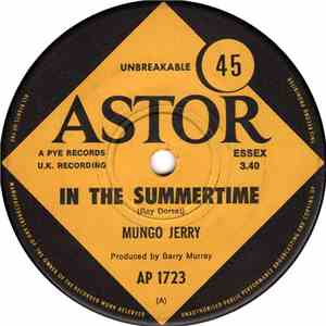 Mungo Jerry - In The Summertime album