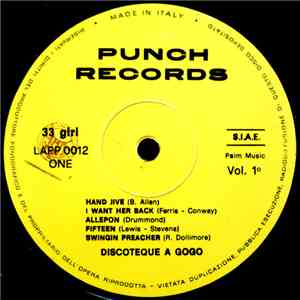 Various - Punch Records Vol.1: Discoteque A Gogo album