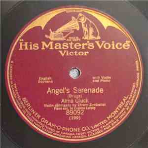 Alma Gluck - Angel's Serenade album