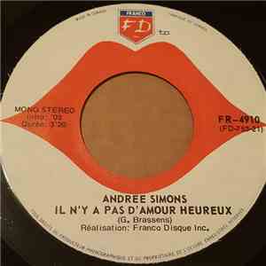 Andree Simons - Il N'y A Pas D'amour Heureux album