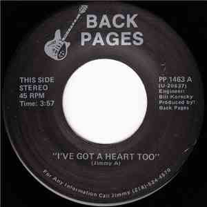 Back Pages - I've Got A Heart Too album