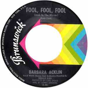 Barbara Acklin - Fool, Fool, Fool (Look In The Mirror) / Your Sweet Loving album