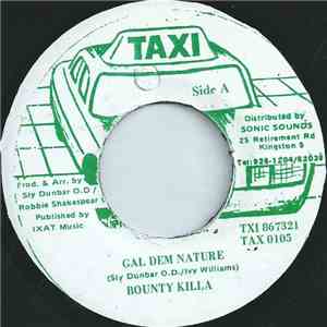 Bounty Killa - Gal Dem Nature album