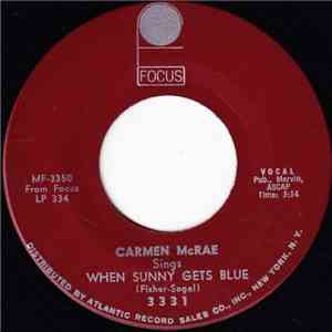 Carmen McRae - When Sunny Gets Blue / Cutie Pants album