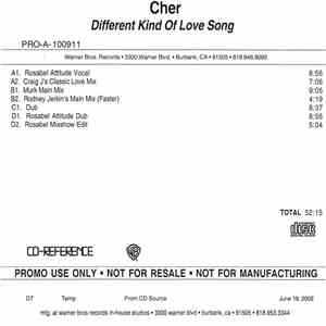 Cher - Different Kind Of Love Song album