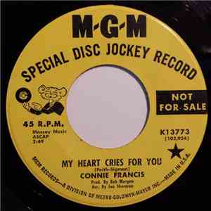 Connie Francis - My Heart Cries For You album