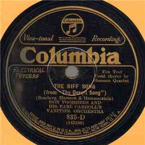 Don Voorhees And His Earl Carroll's Vanities Orchestra - The Riff Song / One Alone album