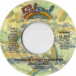 Eddie Holman - This Will Be A Night To Remember album