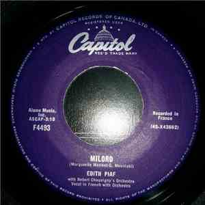 Edith Piaf, Frank Pourcel And His Orchestra - Milord / Milord album