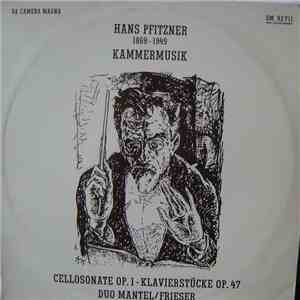Hans Pfitzner - Kammermusik album