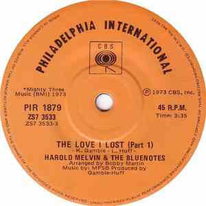 Harold Melvin & The Bluenotes - The Love I Lost (Parts 1 & 2) album