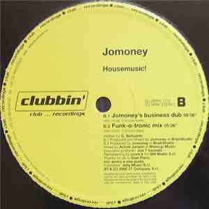 Jomoney - Housemusic! album