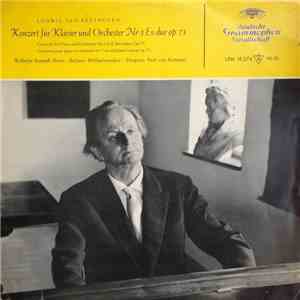 Ludwig van Beethoven — Wilhelm Kempff , Klavier - Berliner Philharmoniker - Dirigent : Paul van Kempen - Konzert Für Klavier Und Orchester Nr. 5 Es-Dur Op. 73 album