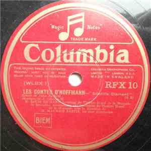 M. Louis Richard - Les Contes D'Hoffmann / Benvenuto Cellini album