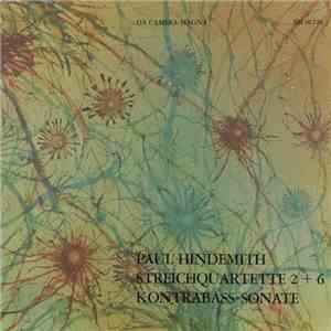Paul Hindemith - Streichquartette 2+6, Kontrabass-sonate album