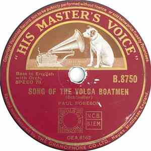 Paul Robeson - Song Of The Volga Boatmen / An Eriskay Love Lilt album