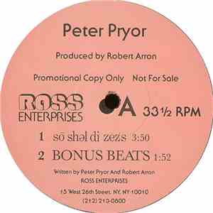 Peter Pryor - Sō Shəl Di Zezs album