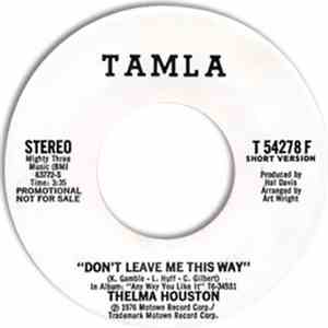 Thelma Houston - Don't Leave Me This Way album