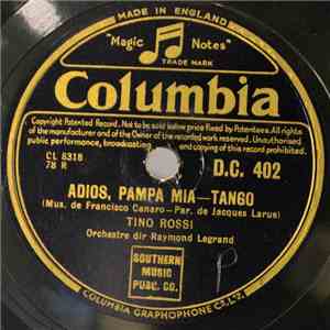 Tino Rossi - Adios, Pampa Mia / Sonata album