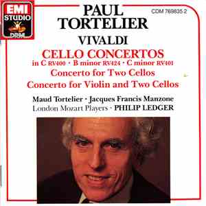 Vivaldi - Paul Tortelier - Cello Concertos album