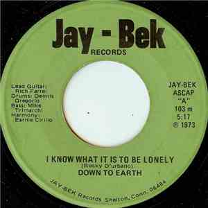 Down To Earth  - I Know What It Is To Be Lonely / That's My Reason For Living album